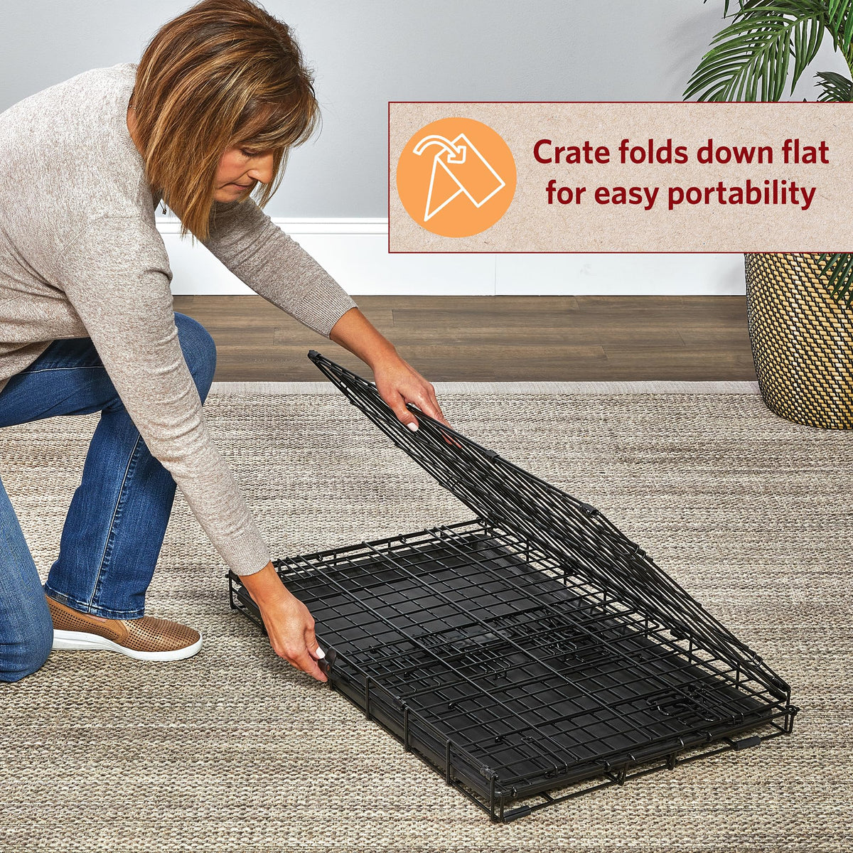 42-Inch Double Door Crate N60332
